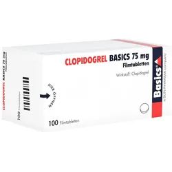 Clopidogrel Basics 75 mg Filmtabletten 100 St