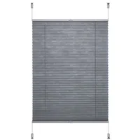 LIEDECO Klemmfix-Plissee Easy 100 x 130 cm Polyester Grau