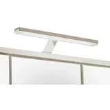 WELLTIME Spiegelleuchte WELLTIME, bunt (silberfarben, weiß), B:28cm H:2,5cm T:12cm, Leuchten, Spiegelleuchte