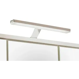 WELLTIME Spiegelleuchte WELLTIME, bunt (silberfarben, weiß), B:28cm H:2,5cm T:12cm, Leuchten, Spiegelleuchte