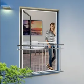 WINDHAGER IS Expert Rahmen Fenster 120 x 220 cm Weiß