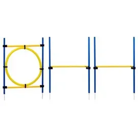 Dobar Agility Sprung-Set 100 x 76 cm Blau/Gelb