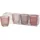 Boltze Windlicht Marilu Glas lila/rosa
