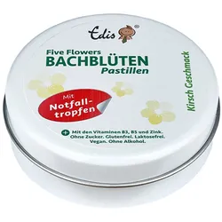 Edis® Five Flowers Bachblüten Pastillen Kirsch Geschmack 50 g
