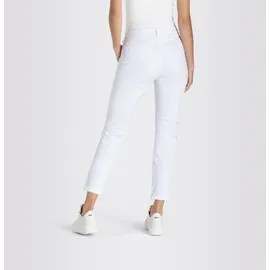 MAC Chino Turn Up aus Stretch Gabardine in Weiß-D38