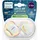 Philips Avent ultra air Schnuller Nacht 0–6m 2er-Pack, Gelb/Lila