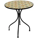 Mojawo Mosaik Mosaiktisch Gartentisch Bistrotisch Tisch Ø60x70cm