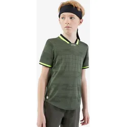 Jungen Tennis T-Shirt - Dry khaki Gr. 140 - 10 Jahre