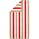 CAWÖ Cawö Handtücher Coast Stripes 6213 rot-natur - 32