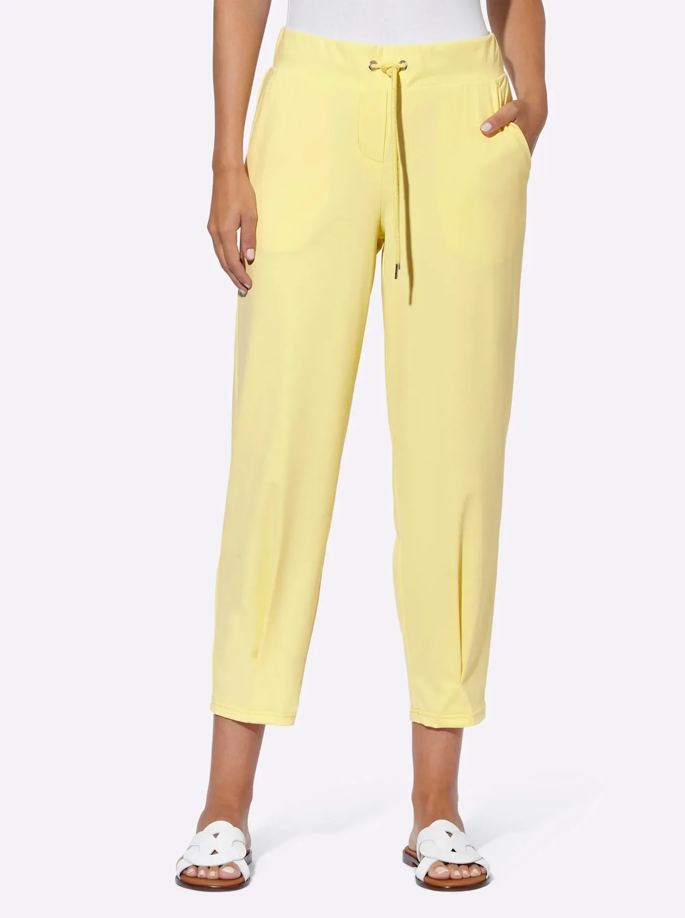 heine Jerseyhose heine zitrone 40
