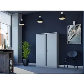 Phoenix Metallschrank SCL1491GGK grau 91,5 x 37,0 x 140,0 cm, zerlegt, 1 St.