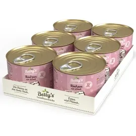 Betty's Landhausküche Rind pur mit Leinöl 6 x 200 g