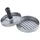Intirilife Burgerpresse 11,5 cm Edelstahl/Grau