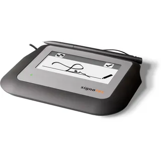 signotec Sigma - Unterschriftenpad mit 4" Monochrome-LCD mit Hintergrundbeleuchtung, Hochauflösender Stiftsensor, 1.024 Druckstufen, 500 Hz Abtastrate, RSA-Verschlüsselung, USB-Anschluss