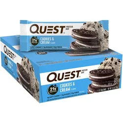 Quest Nutrition Quest Bars (12x60g) Cookies & Cream EINHEITSFARBE 12 x 60 g