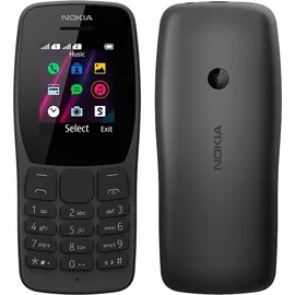 Nokia 110 2G (2019) Schwarz