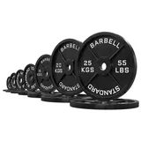 ATLETICA Hantelscheiben ATLETICA Iron Plates Set, 157,5 kg ∣ Gusseisen ∣ 50 mm