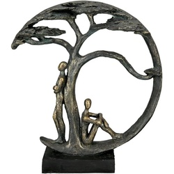 Casablanca by Gilde Dekofigur Skulptur Shadow (1 St) gelb