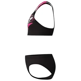 Speedo Bikini Mädchen Anthrazit/Pink 140