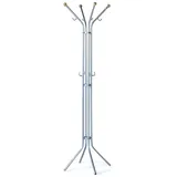 Proregal Garderobenständer 58 x 175 x 58 cm Grau