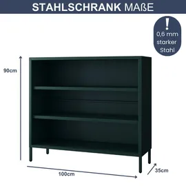 Jan Nowak WORF 90 x 100 x 35 cm Dunkelgrün