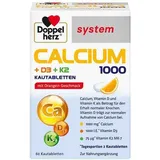 Doppelherz Calcium 1000 + D3 + K2 system Kautabletten
