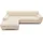 Home Affaire Ecksofa HOME AFFAIRE "Nika zeitlos und elegant, L-Form", beige (creme), B:277cm H:78cm T:84cm, Primabelle-Microfaser (100% Polyester);Struktur (70% Polyacryl, 30% Polyester), Sofas, Ecksofa, wahlweise mit Bettfunktion, auch in Cord