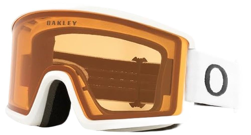 Oakley Target Line L Skibrille, matte whitepersimmon