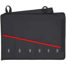 Knipex Werkzeugtasche Polyester 440 mm schwarz/rot unbestückt