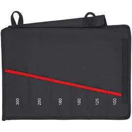 Knipex Werkzeugtasche Polyester 440 mm schwarz/rot unbestückt