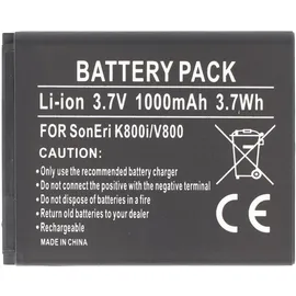 AccuCell Akku passend für Sony BST-33 Akku mit 1000mAh