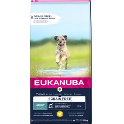 Eukanuba Adult Small & Medium Huhn getreidefreies Hundefutter 2 x 12 kg