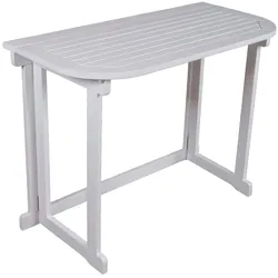 Balkontisch Gartentisch Terrasse Tisch Balkon Weiß Klappbar