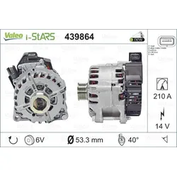 VALEO 439864 Startergenerator VALEO ORIGINS NEW STOP&START OE TECHNOLOGIE