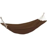 vidaXL Hängematte 260 x 150 cm XL braun