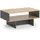 Vicco Couchtisch Josef, Anthrazit/Goldkraft Eiche, 80 x 46,2 cm mit Regal