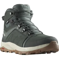 Outdoorschuh SALOMON "OUTCHILL THINSULATETM CLIMASALOMONTM WATERPROOF", Gr. 41, urban chic, Leder, sportlich, Schuhe, wasserdicht