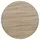 vidaXL Bistrotisch MDF und Stahl Rund 80 x 75 cm Eichenoptik