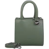 Buffalo Henkeltasche Boxy mit abnehmbarem Schultergurt grün Grün Damen