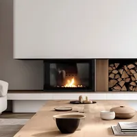 Kratki Wasserführender Kamineinsatz MBM links 12 kW Ø 180