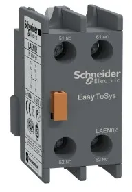 Schneider Electric LAEN02 Easy TeSys Hilfskontakt 2NC für Leistungsschütze und Relais