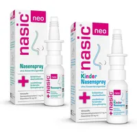 NASIC neo Nasenspray für Erwachsene u. Schulkinder + NASIC neo für Kinder 2x10ml 2X10 ml