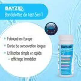 Bayzid 5 in 1 Pool Teststreifen 50 Stück