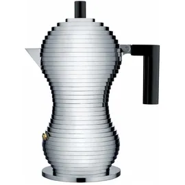 Alessi Pulcina 3 Tassen silber/rot