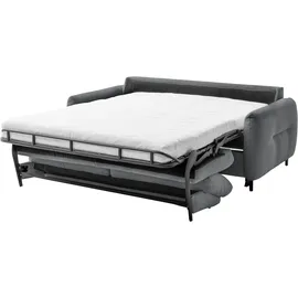 Home Affaire Schlafcouch Polyester 2-Sitzer Schwarz
