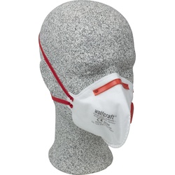 Wolfcraft, Atemschutzmaske, 4913000 Feinstaubmaske mit Ventil FFP3 1 St. DIN EN 149:2001 + A1:2009