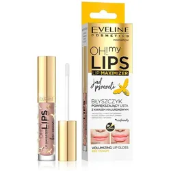 Eveline Cosmetics Oh! My Lips Lipgloss Dickere Lippen mit Hyaluronsäure und Bienengift 4,5 ml