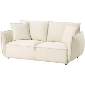 Beliani Sofa 3-Sitzer Kunes Stoff Hellbeige