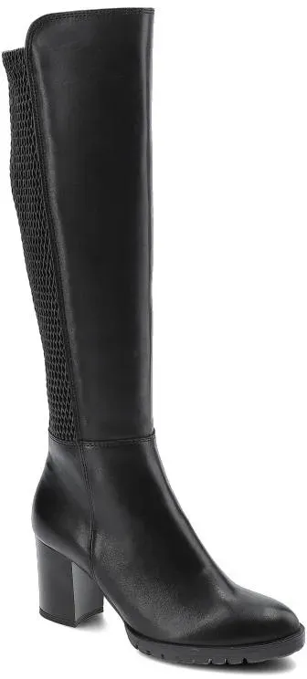 Schwarze Stiefel Grace Damenschuhe mit Absatz, 36