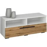 VCM Arila L TV-Lowboard 95 cm Braun/Weiß Holz
